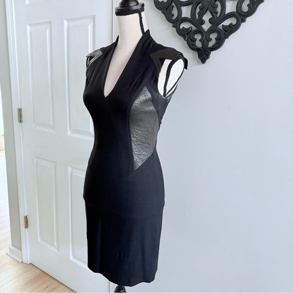 Helmut Lang Lamb Leather Mini Dress